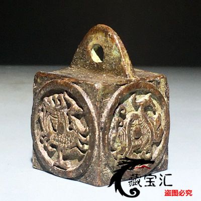 乡下回淘纯铜实心铜器四大神兽印章镇宅摆件居家装饰收藏旧货真品