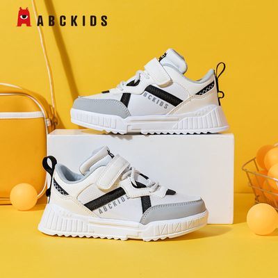 Abckids童鞋官方旗舰店春季新款男女童网面透气运动鞋儿童跑步鞋