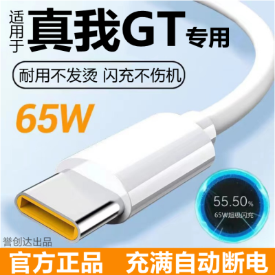 适用OPPO真我GT充电线快充GT2数据线闪充GT2Pro加长快充线typec5g