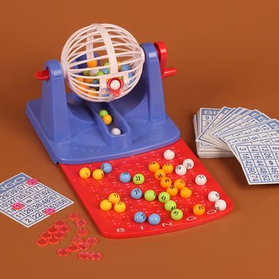 Bingo宾果游戏机摇奖机模拟彩票抽奖机亲子游戏儿童益智桌面