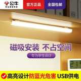 公牛大学生宿舍LED台灯学习专用护眼磁吸附式寝室USB书桌酷毙灯管