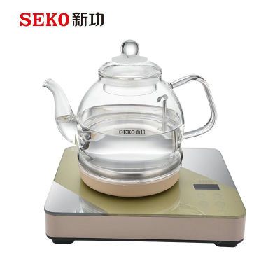 新功/Seko W12智能一键全自动电烧水壶底部上水玻璃恒温电茶炉