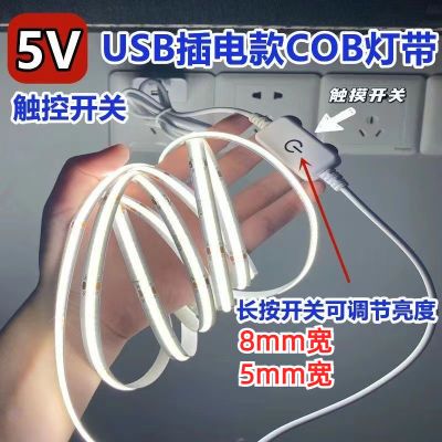 5vusb灯带cob自粘床头led灯光氛围灯触摸开关电视机宿舍摆摊镜子优惠商品图片