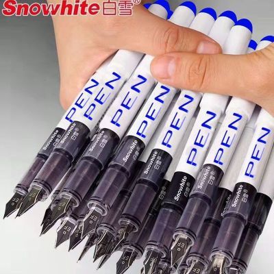白雪免换囊钢笔小学生三年级练字钢笔速干F/EF笔尖速干不脏水钢笔