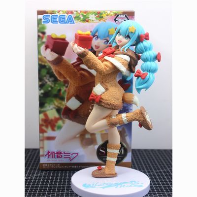 日本正版世嘉SEGA V家 初音miku 2022winter圣诞猫咪冬服景品手办