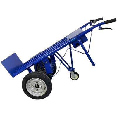 电动手推老虎车全自动搬运车平板运输车三轮工地拉货爬坡小推车