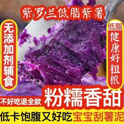 【老农选】5/9斤新鲜沙地糯紫薯地瓜番薯红心蜜薯孕妇婴儿健身餐