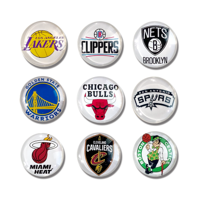 NBA 篮球队徽章冰箱贴磁吸磁性贴湖人热火勇士詹姆斯库里男友礼物
