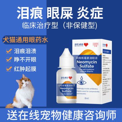 狗狗滴眼液猫咪眼药水抗菌消炎眼屎红肿流泪痕角膜炎抗猫眼睛流脓