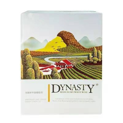 Dynasty/王朝半干白葡萄酒750ml*6瓶整箱 江浙沪