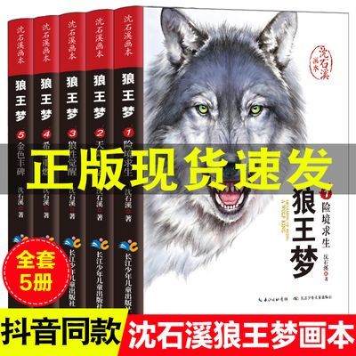 狼王梦全套沈石溪动物小说画本系三四五六年级小学生课外阅读书籍
