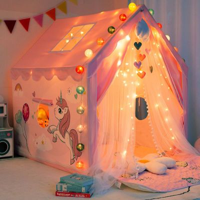 儿童帐篷室内公主房宝宝游戏屋女孩男孩玩具床上蚊帐睡觉分床神器