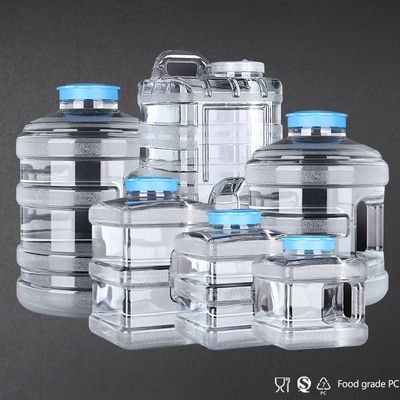 透明矿泉水桶功夫茶具纯净水桶PC饮水机家用食品级塑料方空储水桶
