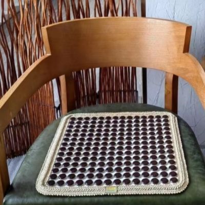 福达陶瓷夏天凉垫通用型玉石垫珠子方形椅子垫汽车透气四方垫