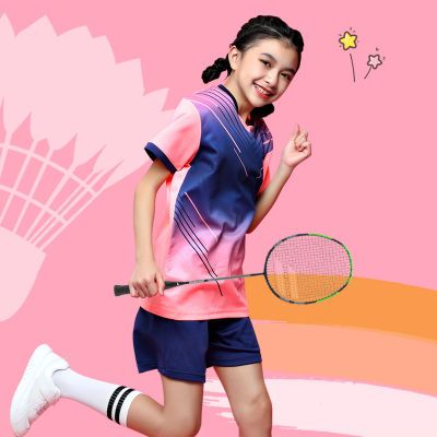 儿童乒乓球训练服运动服套装男童羽毛球服女童乒乓球服速干衣服装