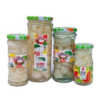 桂钦荔枝罐头糖水果350/600/700/800克广西蜜饯商用奶茶
