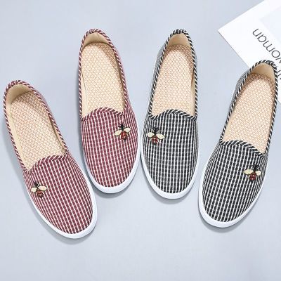 春秋款老北京布鞋女防滑平底软底舒适中年妈妈鞋老人布鞋女清仓