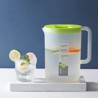 茶花冷水壶大容量塑料耐高温水壶家用装水凉水杯开水杯凉茶壶