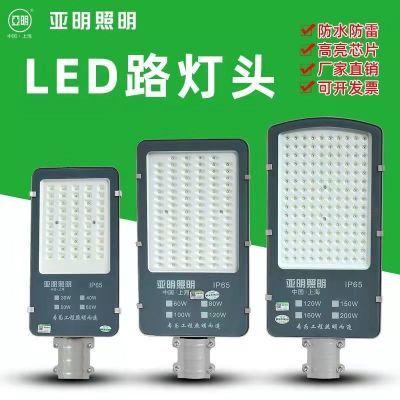 上海亚明led路灯头户外防水新农村挑臂抱箍电线杆道路金豆照明灯