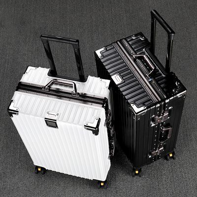 行李箱2023新款可坐拉杆箱大容量旅行箱学生ins密码箱男女登机箱