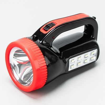 大功率LED可充电强光探照手电筒带COB侧灯保安巡逻消防防汛手提灯