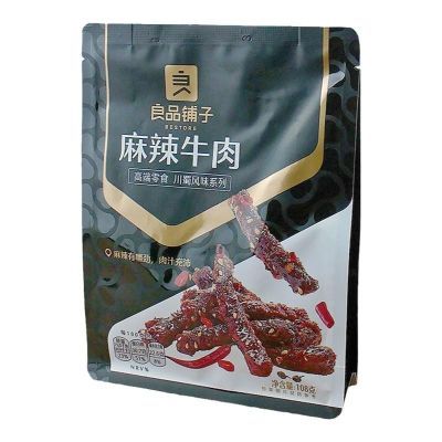 良品铺子麻辣牛肉108g牛肉干四川麻辣零食耐吃零食美味食品小