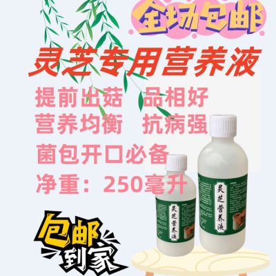 灵芝专用营养液/灵芝营养液生长素/催发菌丝/提高灵芝产量/灵芝菌