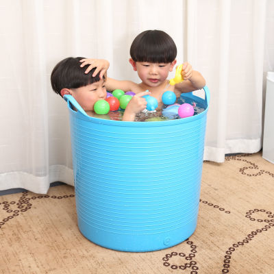 儿童洗澡桶塑料特大号宝宝保温沐浴桶家用浴盆加厚加高洗脚泡澡桶