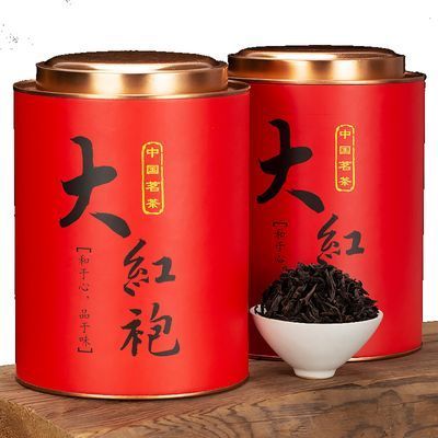 特级大红袍新茶正宗武夷岩茶浓香型高山乌龙茶茶叶袋装批发罐装