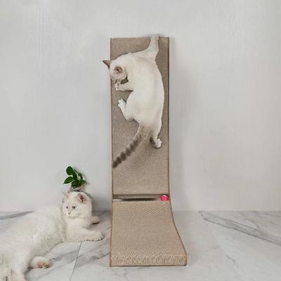 超大900mm立式猫抓板耐磨立式磨爪缅因一体猫窝瓦楞纸猫玩具用品