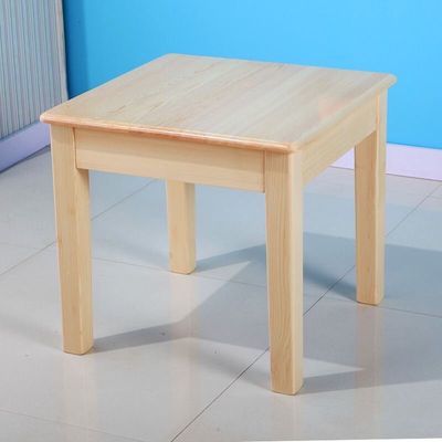 E1级环保橡胶木简约方桌1.8cm厚多功能定制出租屋/学生/小户适用