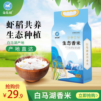 当季新大米正宗白马湖生态大米圆粒米香米大米粳米香甜软糯2.5kg