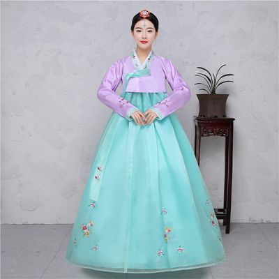 延边改良传统女士婚庆日常演出韩服朝鲜族民族服舞蹈舞台韩国古装