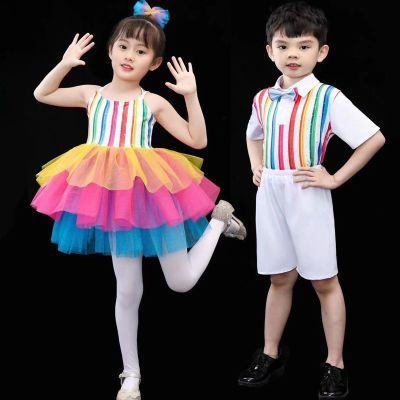 儿童演出服蓬蓬裙六一儿童节幼儿园小星星舞蹈服装一闪一闪亮晶晶