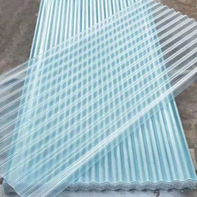 FRP小波浪采光瓦透明瓦玻璃钢瓦纤维瓦雨棚阳光瓦亮瓦彩钢瓦850型