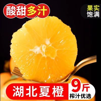 【甄选品质】5/9斤新鲜薄皮夏橙秭归脐橙子橙脐橙孕妇儿童水果