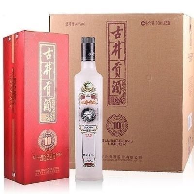 GJ贡酒岁月经典10年陈酿38度尊享铁盒装700ml/瓶,整