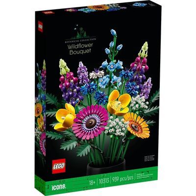LEGO/乐高10313繁花植物玫瑰花创意花束积木纪念日玩具益智拼装