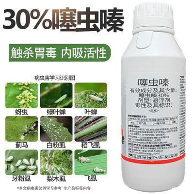 30%噻虫嗪稻飞虱蚜虫蓟马木虱地蛆白粉虱果树蔬菜花卉农药杀虫剂