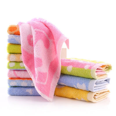 儿童毛巾全棉小方巾纯棉正方形婴儿家用可爱柔软吸汗幼儿园小毛巾