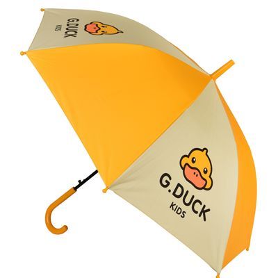 小学生长柄雨伞晴雨黑胶伞防水紫外线安全防晒遮阳伞大号小黄鸭