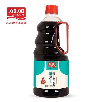 加加特级减盐金标生抽1.25l家庭商用凉拌点蘸炒菜调味料增鲜