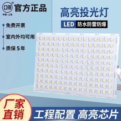 led投光灯户外防水工地照明灯厂房广告灯球场超亮庭院灯蚂蚁射