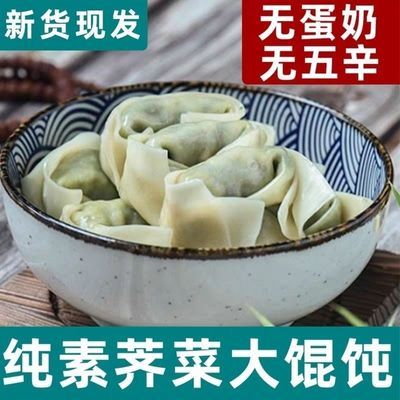 纯素大馄饨荠菜豆干馄饨抄手纯手工包制手工荠菜速食即食荠菜馄饨