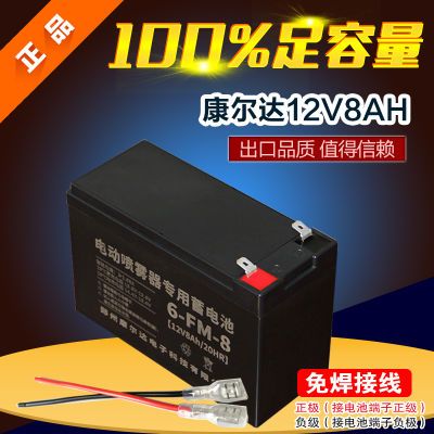 电动喷雾器电瓶12V8/9/10AH农用打药机喷壶配件音响UPS童车蓄电池