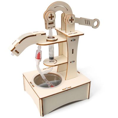 科技实验儿童科学手工小制作手压抽水机压水井创意趣味小发明材料