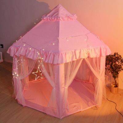 儿童帐篷游戏屋宝宝公主城堡女孩粉色室内玩具分床神器幼儿园礼物