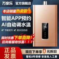 万家乐水伺服恒温燃气热水器家用电静音防冻天然气强排13L/16升