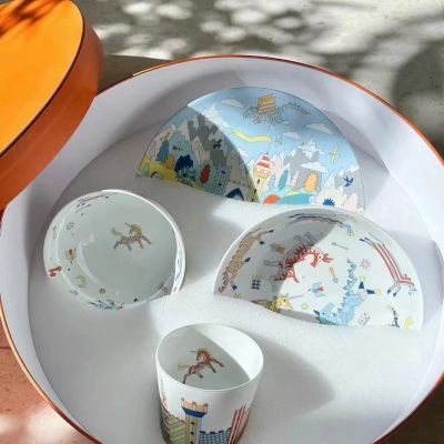 童年仪式感系列H家童趣Epopee陶瓷餐具四件套