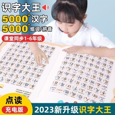 识字大王发声书5000字3-6岁儿童点读书识字早教机识字神器学习机
